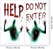 Angmart 2PCS Halloween Giant Bloody Window Posters Windows Clings Party Decoration Haunted House Door Cover Creepy School Dormitory Window 60