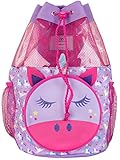 ¡A Harry Bear le encanta hacer mochilas para la clase de natación!