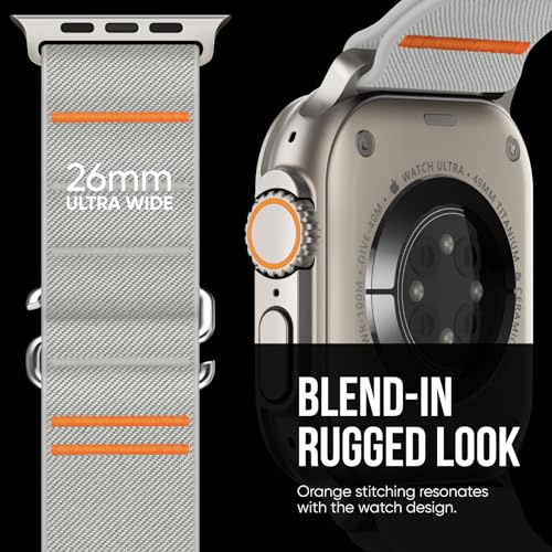 Image of Suitisbest Straps Compatible for Apple Watch Ultra 3 Strap 49 /46 /45 /44 /42 /41 /40 /38mm, Stretchy Nylon Sport Loop Strap with S-Hook for Apple Watch Ultra 3 /2 /1 SE3 Series 11 10 9 8 7 6 5 4【Band only】