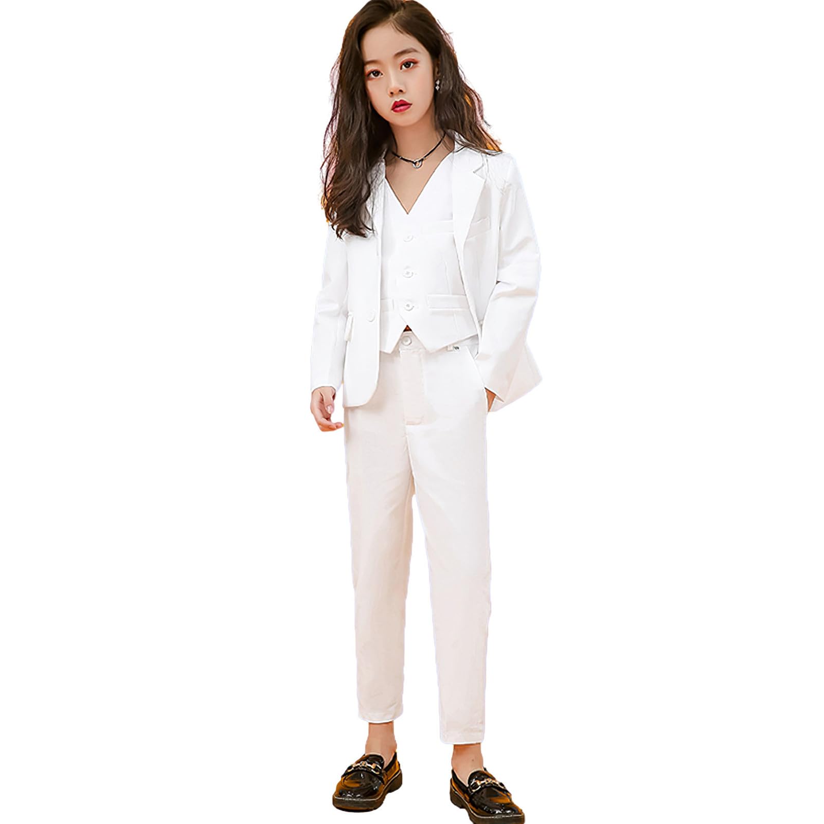 amropi 2-teiliges Anzug-Set für Jungen, Blazer, Jacke und Hose, Hochzeits-Outfit, formelle Kleidung für 2–12 Jahre