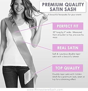 90th Birthday Party Supplies - Its My 90th Birthday!, Happy 90th Birthday Premium Satin Sash - 90th Birthday Gifts for Women