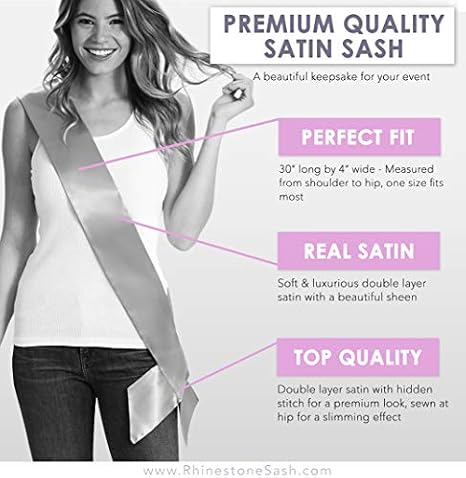 90th Birthday Party Supplies - Its My 90th Birthday!, Happy 90th Birthday Premium Satin Sash - 90th Birthday Gifts for Women