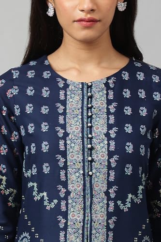Image of W for Woman Women's Viscose Regular Fit Casual Kurta