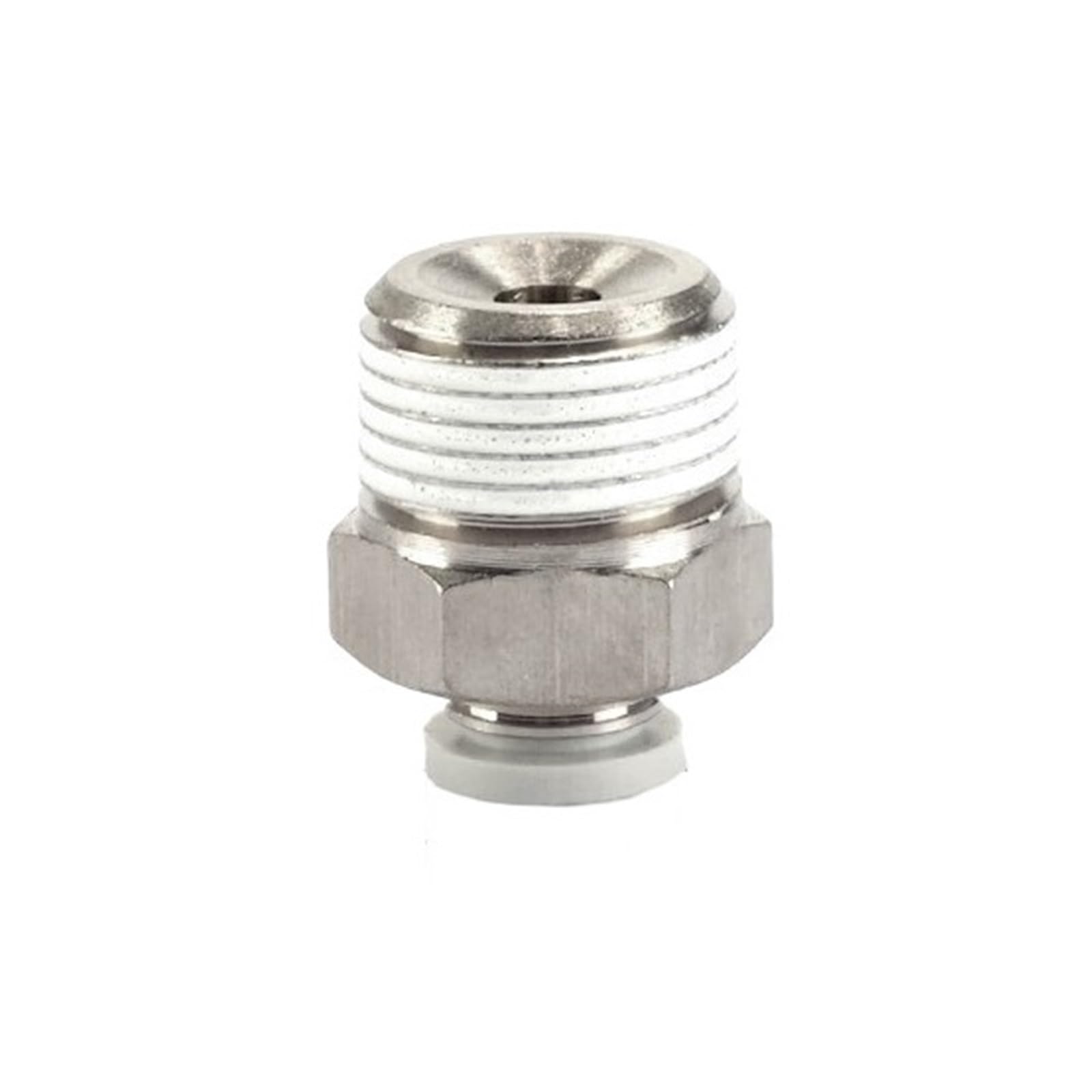 Raccord PC603 3/8" pour tuyau 6mm droit fileté pneumatique
