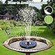 AISITIN LED Solar Springbrunnen 5,5W Buntes Solarbrunnen für außen 2025 Upgrade,Solar Teichpumpe mit 7 Effekte Solar Wasserpumpe Solar Schwimmender Fontäne für Garten Fischteich Wasserspiel Vogel-Bad