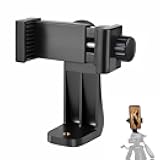 Phone Tripod Mount Adapter/Universal Tripod Cell Phone Holder, Fits Any Smartphone, 1/4