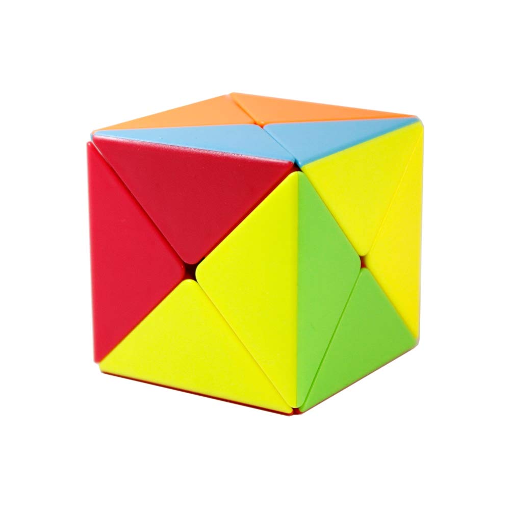 FunnyGoo 8 Axis X Dino Skewb Magic Puzzle Cube Smooth Puzzles Cube (Stickerless)
