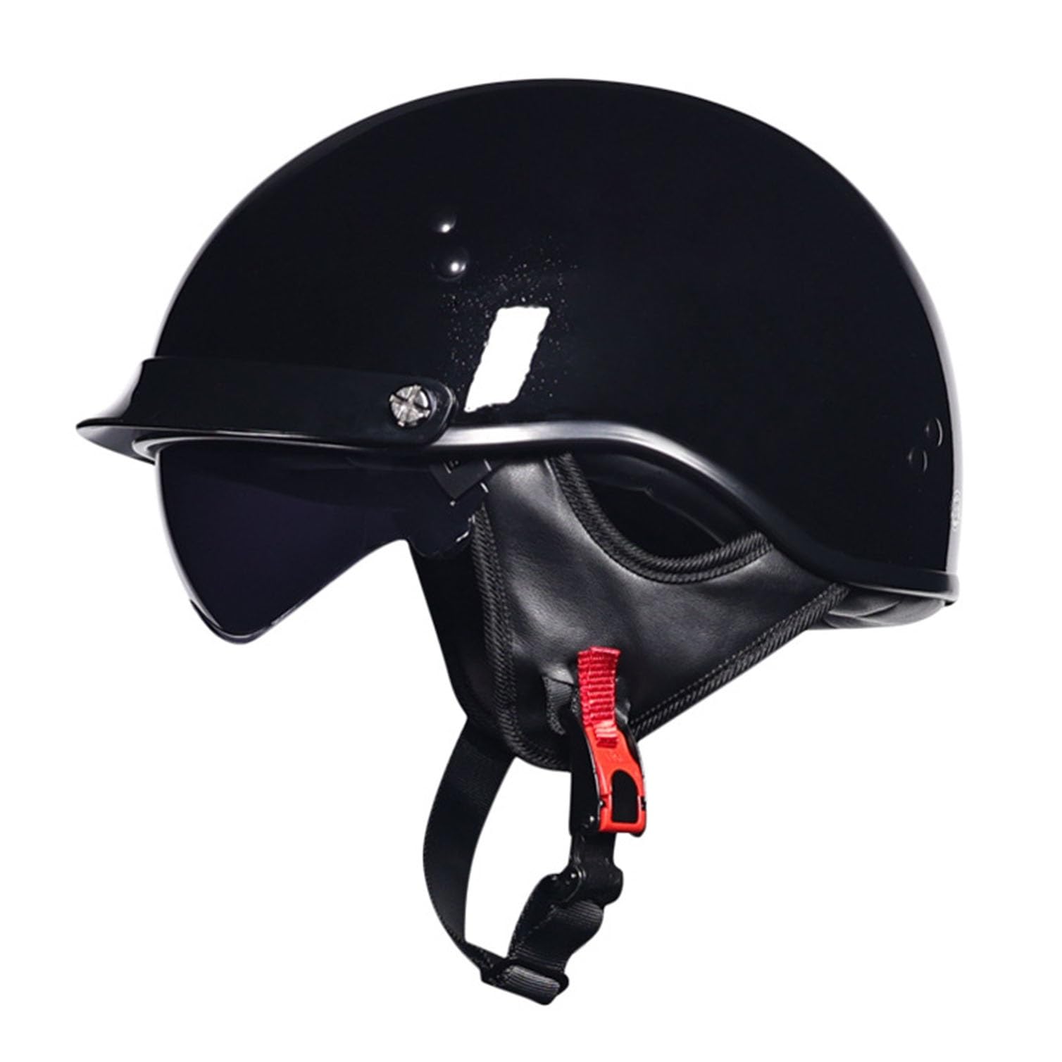 Casque bol demi jet vintage pour éviter la chaleur en ville sur votre scooter