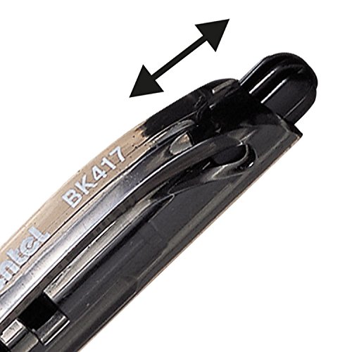Pentel 0.7 mm 12'li Tükenmez Kalem - Ekonomik SİYAH