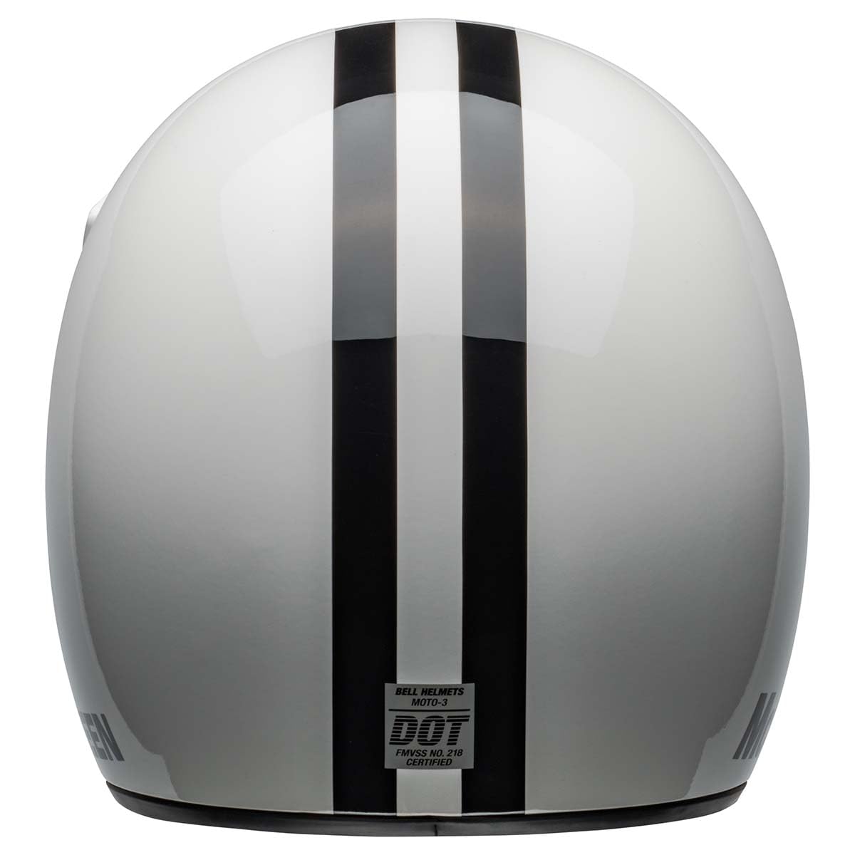 Amazon.com: Bell Moto-3 Helmet (Gloss Steve McQueen AGS White