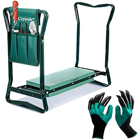 Crystals Portable Foam Padded Garden Kneeler Set Cover