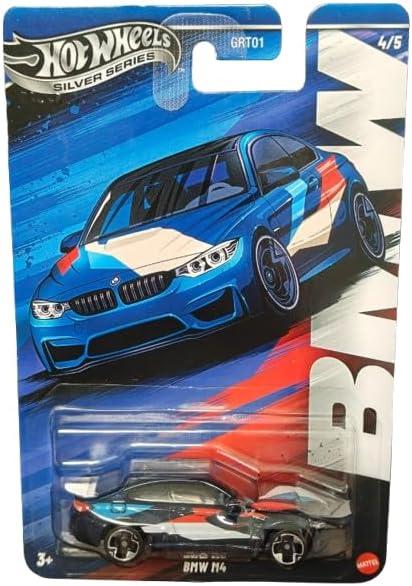 Hot Wheels Silver Series BMW M4 [Dark Blue], 4/5, 1:64 Scale Diecast Car