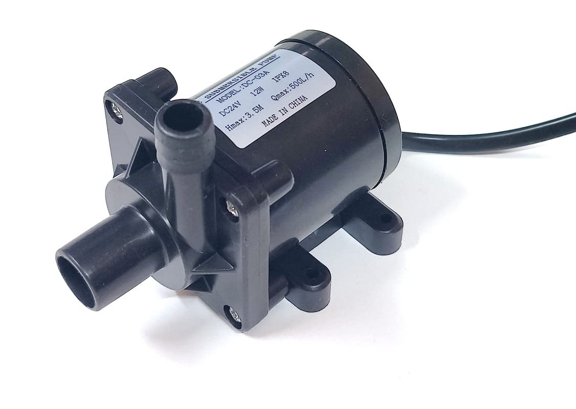 ERH India DC 24V Solar Powered 500 L/H Brushless Magnetic Submersible Water Pumps for Emergency Water Supply, Livestock Watering, Treatment Systems etc.