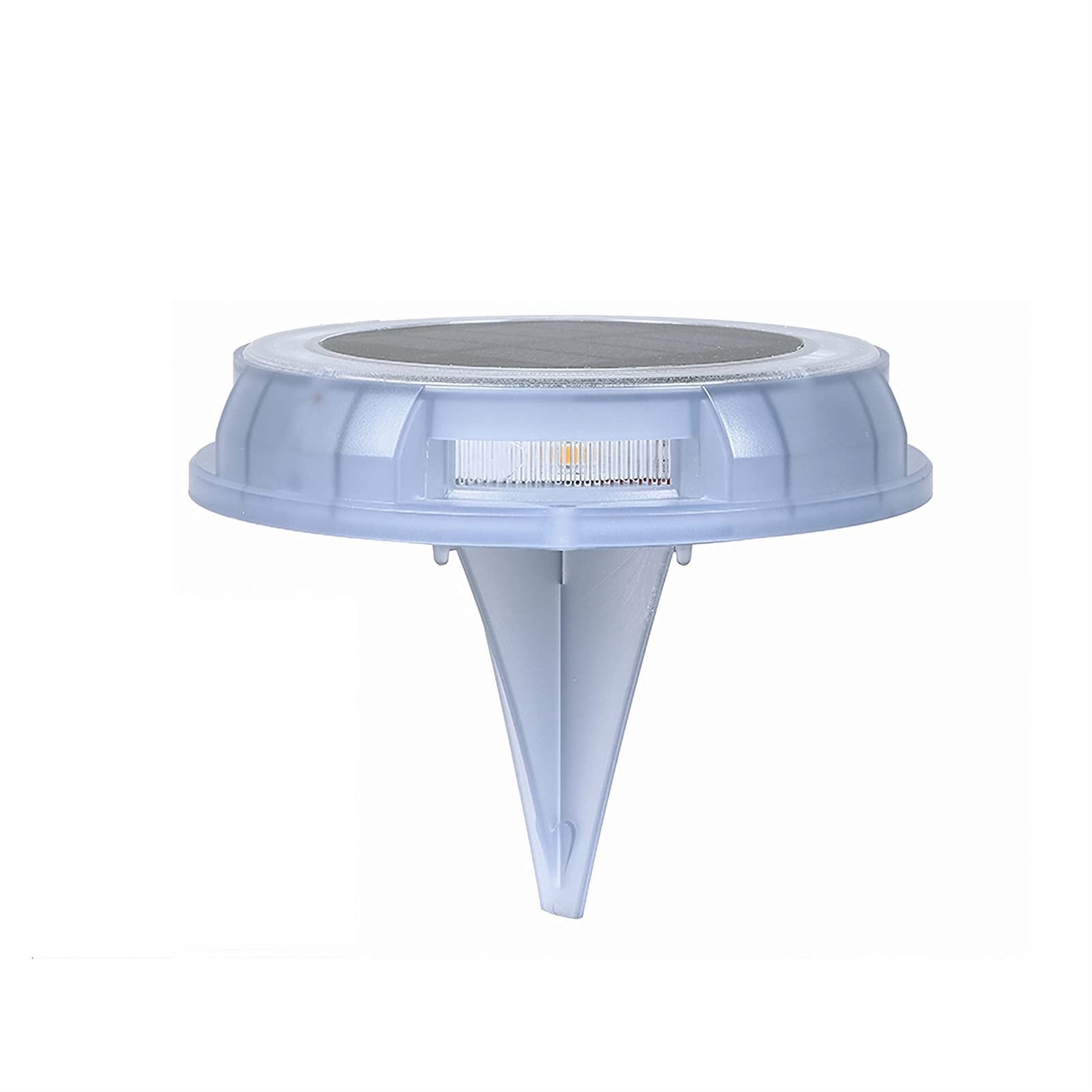 Solar-Bodenleuchten, Solar-Gartenleuchten for den Außenbereich, 12 LEDs, wasserdicht, Gartendekoration, Landschaftsbeleuchtung for Terrasse, Weg, Rasen, Hof, Deck Lampen (Color : White Light,
