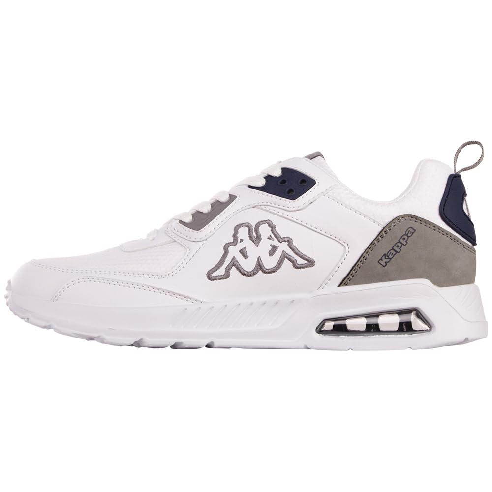 Kappa Unisex Style Code: 243415 Queens Trainers, White Navy, 4 UK