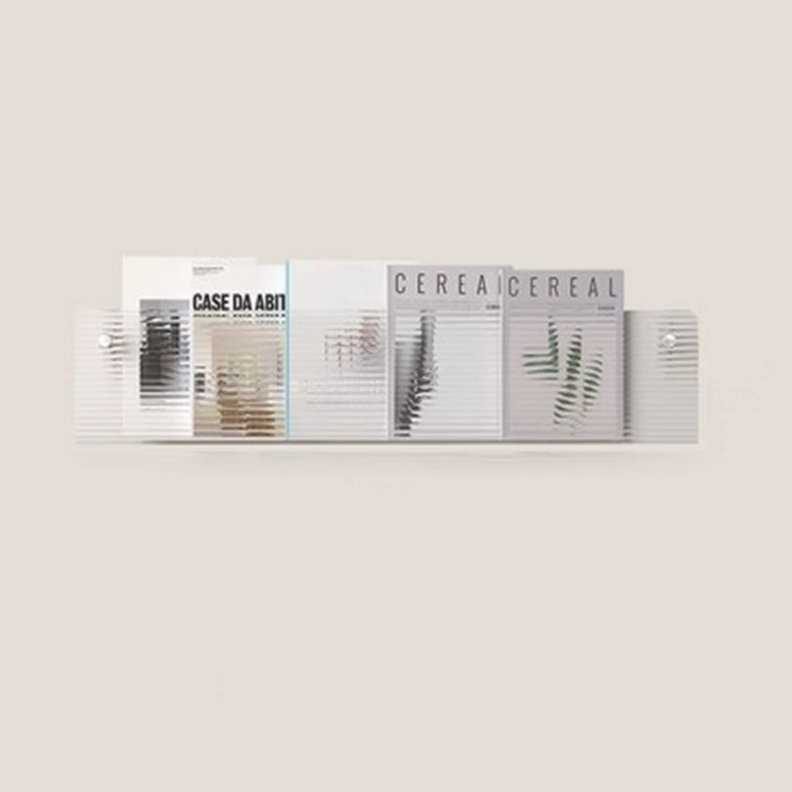 Porta Cartelli in Acrilico 223,52 x 279,4 mm Espositore per Brochure in Acrilico Trasparente a 4 Livelli, Porta Brochure in Plastica e Divisore Rimovibile per Esposizione in Ufficio, Bancone | IT