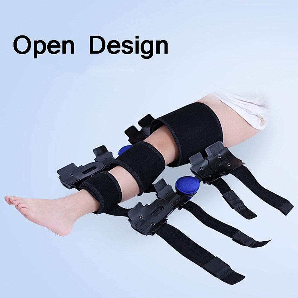 Ortesis de rodilla con bisagra Rodillera articulada para niños, rodillera postoperatoria para estabilización de recuperación, órtesis de rodilla ajustable, envoltura de compresión deportiva para corr