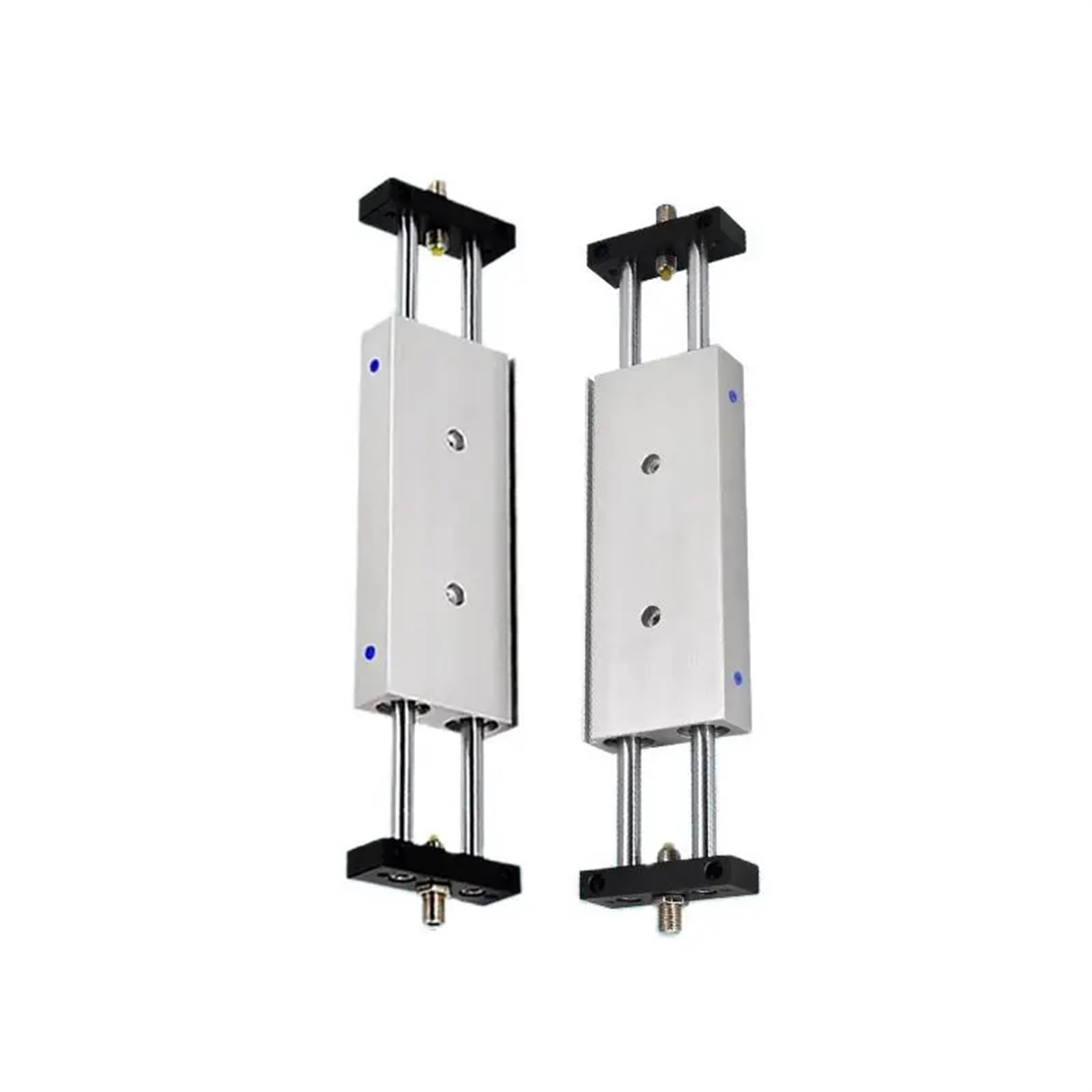 Vérin pneumatique STMB16X100 à double effet avec guidage précis sur table coulissante