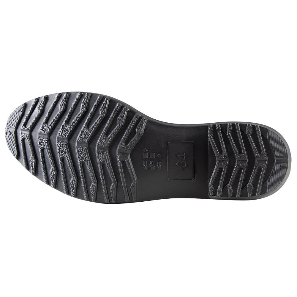 PFIFF 102663 Kinder Stiefelette „Lucky“, wasserdichte Gummistiefel, Schwarz, 30-35