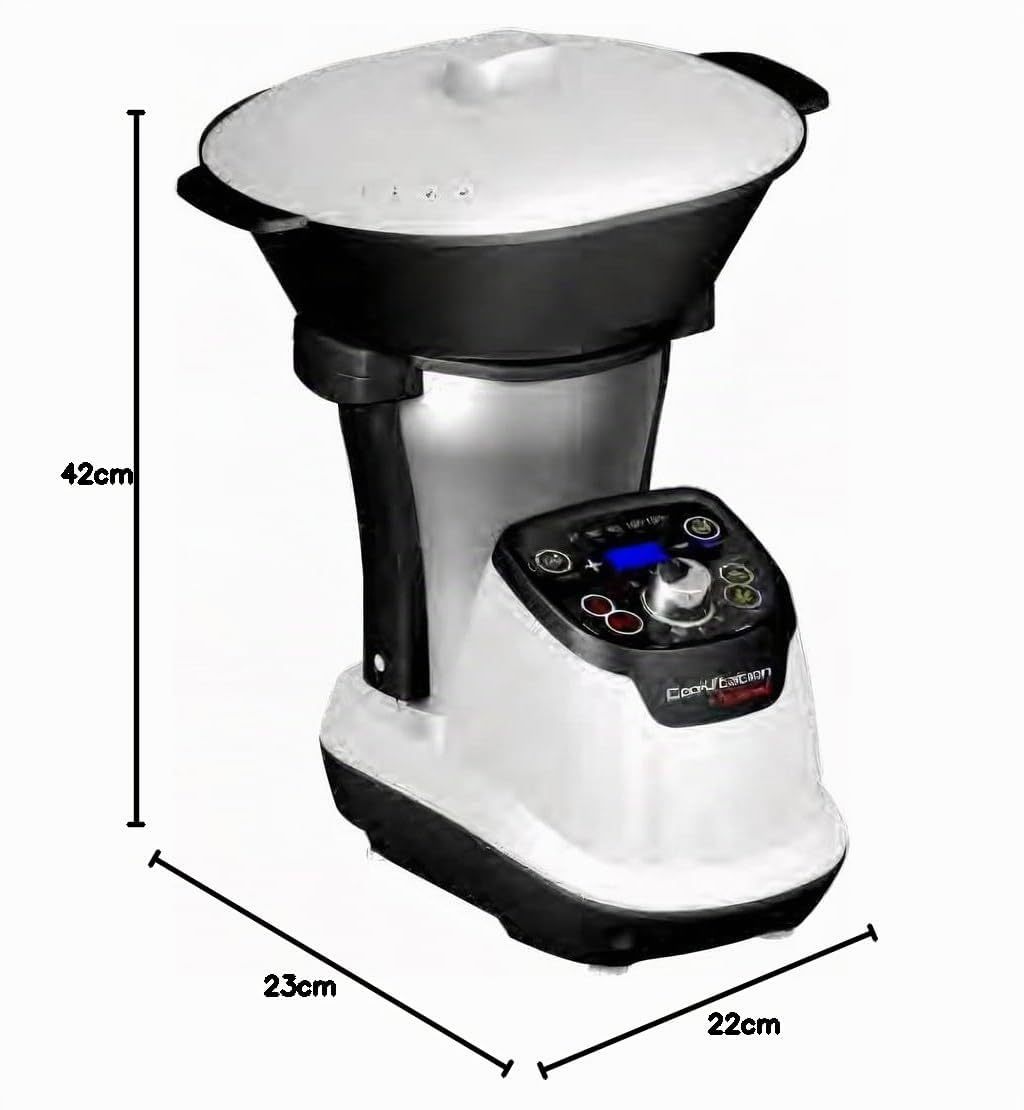 Techwood CS-9 - Robot de cocina multifunción, color blanco