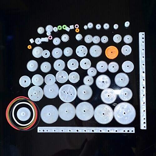 Smart Electronics 75PCS/lot Plastic Gear,Rack,Pulley,Belt,Worm Gear