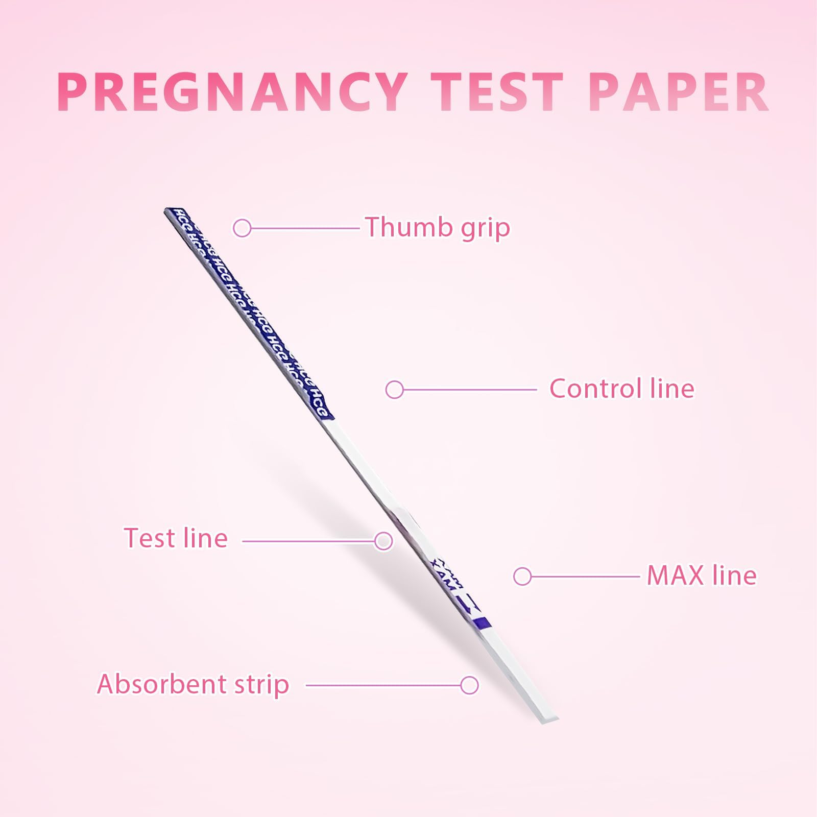 30 Pack Pregnancy Test Strips, Portable pregnancy tests strip, Pregnancy Test Strips for Early Detection, Rapid detection within 3-5 minutes, Reliable Results at Home - 5