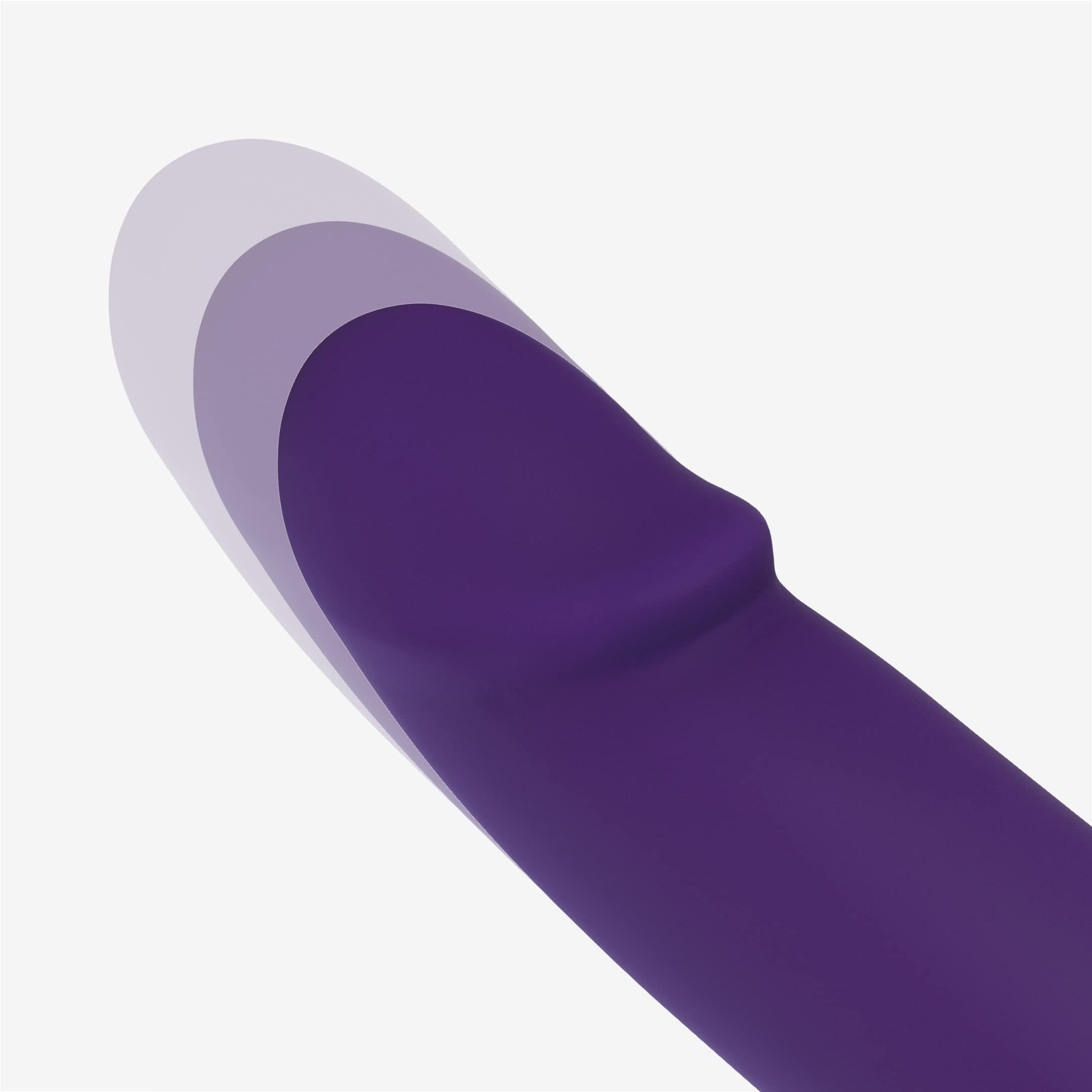 Fun Factory STRONIC REAL - Vibratore urti | Sex toy per lei | Massaggiatore Portatile | Silicone | Viola