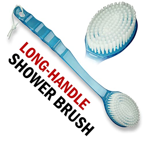 Kt Deals BACKSHOWERBRUSH-BLUE Bath Body Brush - Long Handle Back Shower Brush Exfoliating Back thumb #8