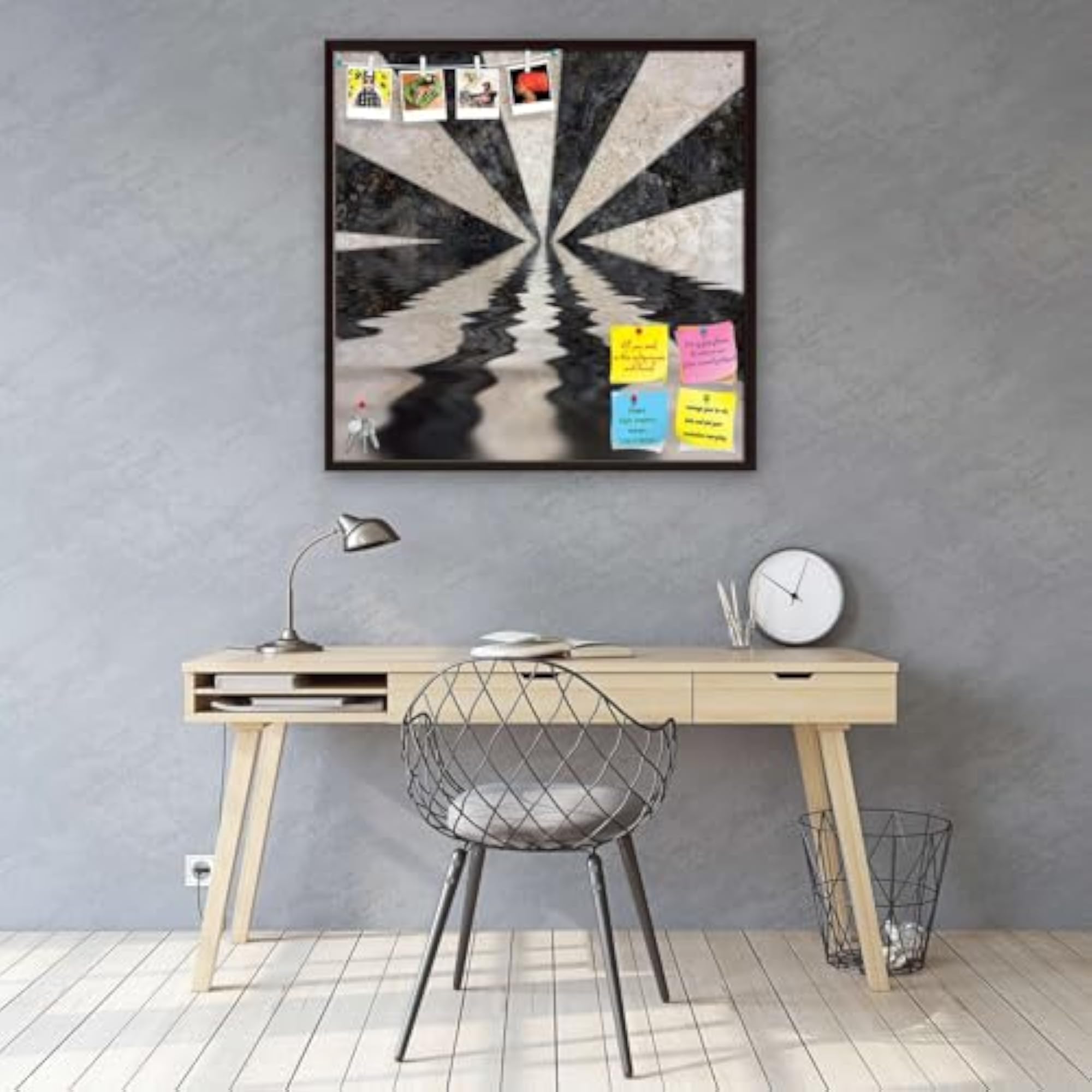 Rays Reflection Bulletin Board Notice Pin Board