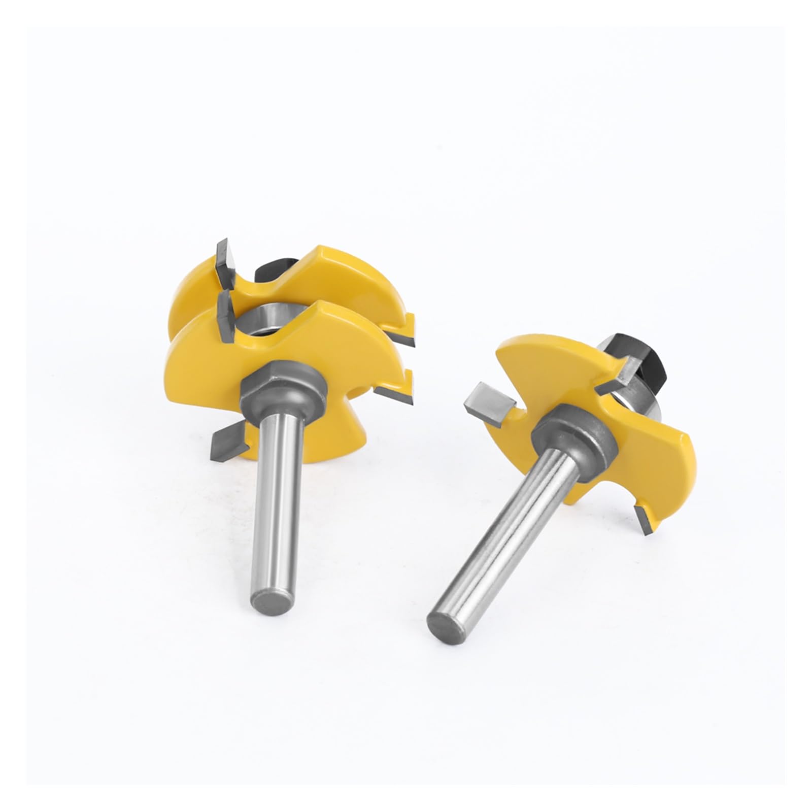 2 Pcs 8 millimetri Gambo Lingua Scanalatura Giunto Assemblare Punte del Router T-Slot Fresa for La Lavorazione Del Legno Utensili Da Taglio MC02002
