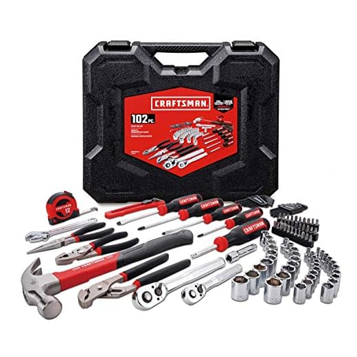 CRAFTSMAN Home Tool Kit / Mechanics Tools Kit, 102-Piece (CMMT99448)
