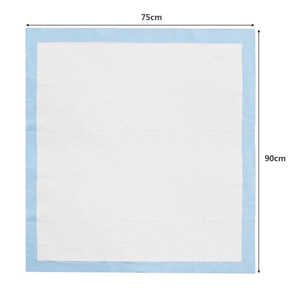 COSTWAY Trainingsunterlagen Hunde, Auslaufsicheres 5-lagiges Design, Welpenunterlagen Puppy-Pads, Hygieneunterlagen Einwegpads PIPI-Pads, Trainingspads Welpen (100 Stück 75x90cm)