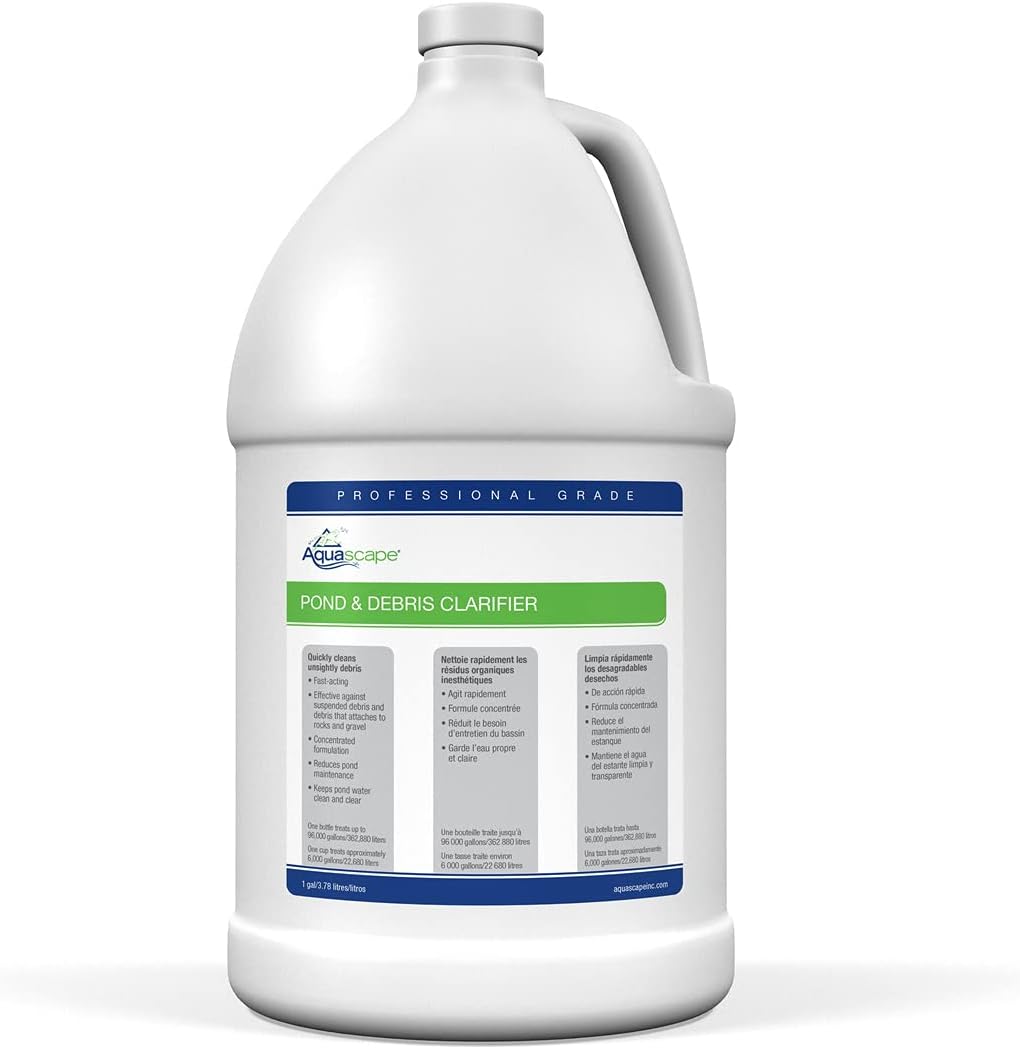 Aquascape 40010 AquascapePRO Pond and Debris Clarifier Water Treatment for Pond Water Feature and Garden, 1 Gallon