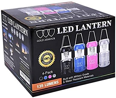 Miniatura 6 de 1pack y 4 Pack LED Linterna  Farol de camping  Material de camping luces  para practicar senderismo, Emergencias, huracanes, Cortes, las tormentas,