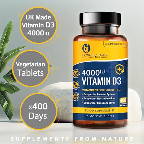 Vitamin D3 4000iu 400 High Strength Tablets Vegetarian Vitamin D 4000 IU - Image 3