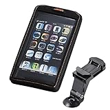 IBERA(イベラ) スマートフォンホルダー フォンケース [Phone case] スマートフォンバッグ 5-6.3インチサイズ対応 ステム取付用クランプ付 50g EVA H168xW90xD14mm IB-PB17-Q5