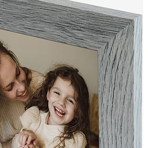 Frametory, 20X30 Poster Frame Grey Distressed Grain Style Frames For 30 By 20 Picture Or Photo- Wide Moulding Design With Acrylic Glass - Wall Display Hanging(2 Pack) #TOP5