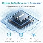 Android Tablet, 10 inch Android 15 Tablet with Octa-Core Processor, 12GB RAM 64GB ROM 2TB Expand, 1280x800 HD Touchscreen, GPS, WiFi 5, Dual Camera, BT5.0, 6000mAh, Widevine L1 (Black) - Image 4