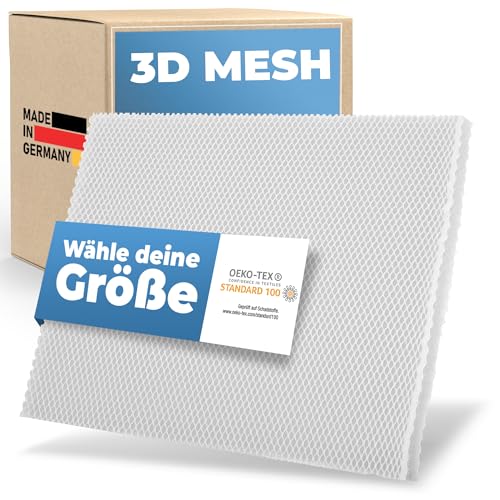 saarschaum • Matratzenunterlage Anti Feuchtigkeit • 20mm 3D Air Mesh