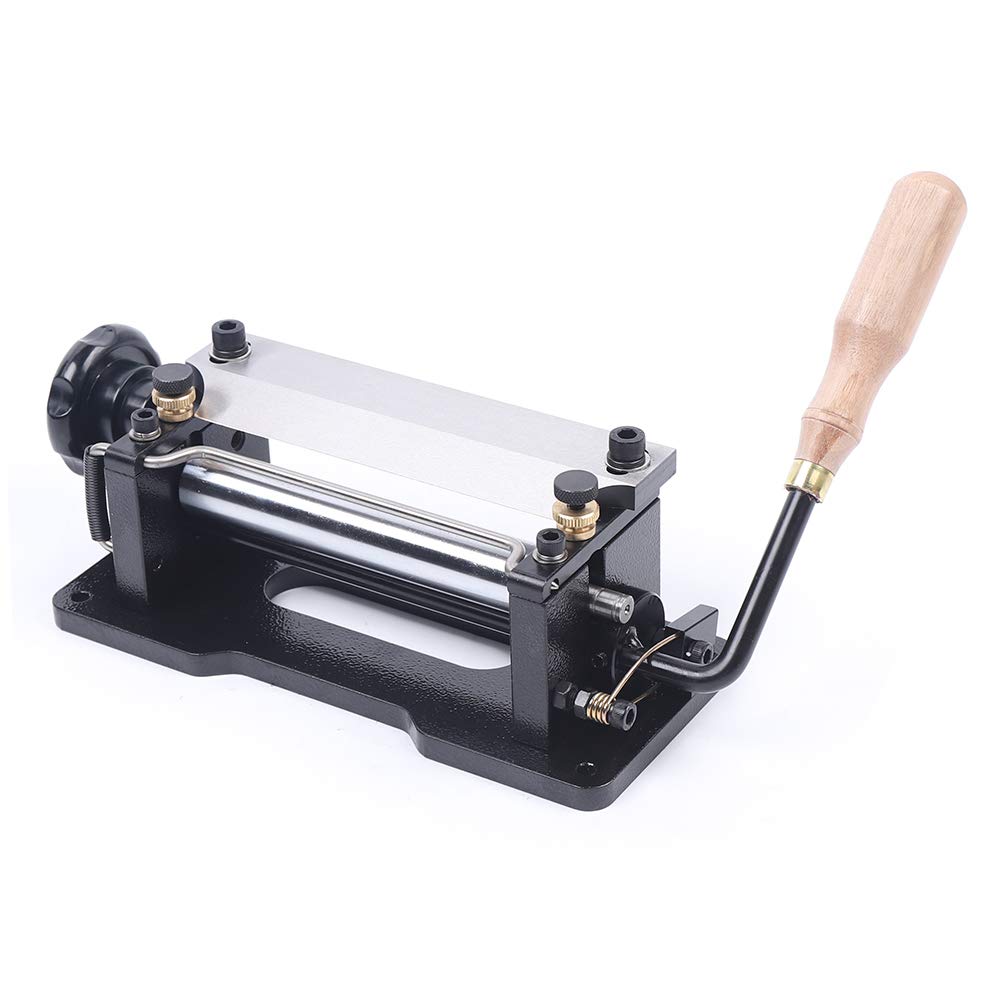 Spaccalucciatore manuale professionale in pelle, per abbigliamento in pelle/scarpe con 3 livelli di affilatura, lama in acciaio inox 0,5-5 mm di spessore