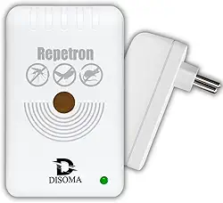 Repelente Ultrassônico Repetron Disoma Bivolt Repele e Espanta Pernilongos, Ratos, Morcegos - Cobertura de até 200 m² - Seguro, Silencioso e Econômico