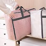 Fixwal Storage Bags 4 Pack 75L XL Mesh Clear for Blankets Clothes Comforter - Image 6