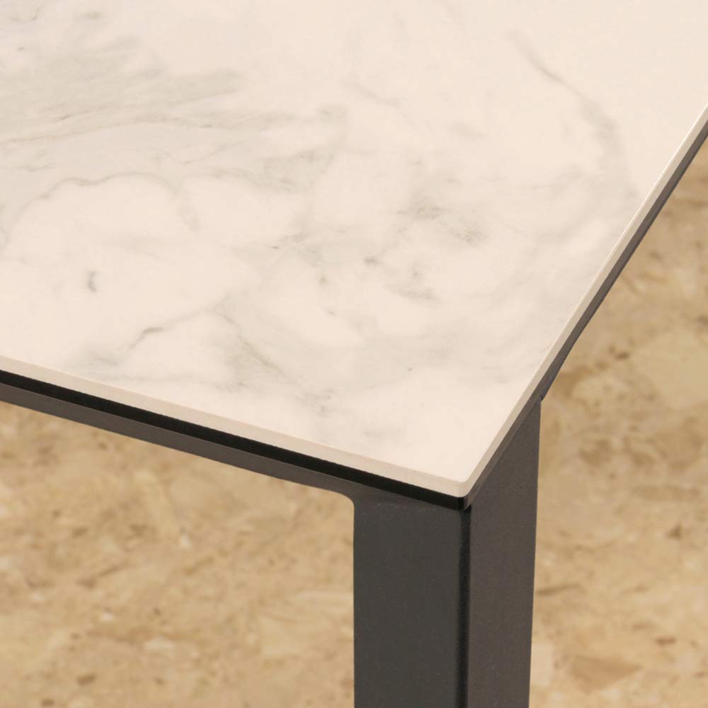 Amazon.co.jp: 筑波産商 GRANADA セラミック 150 ダイニングテーブル