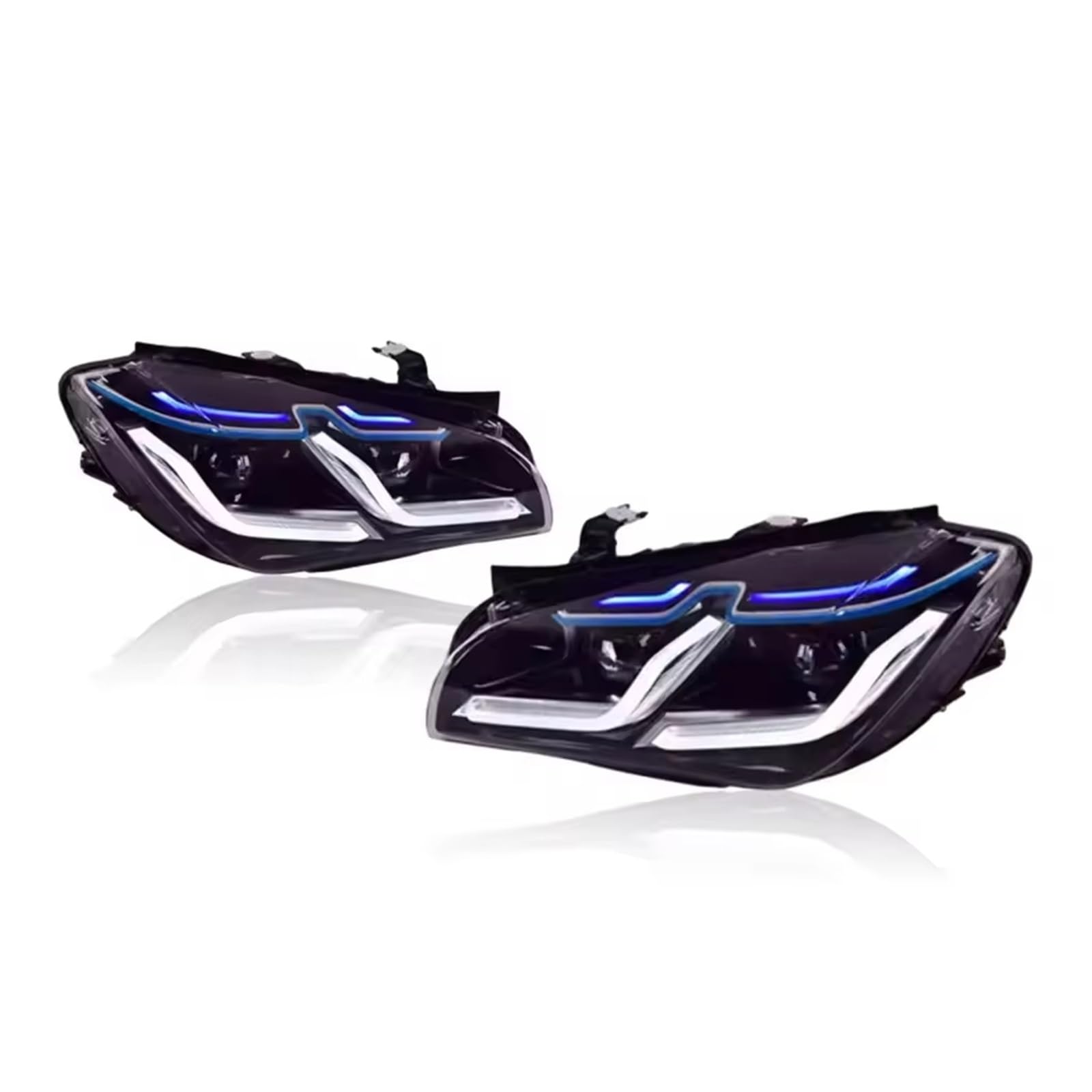 Anteriore Gruppo Fari Anteriori Auto Luce Per BMW Per X1 E84 Faro 2010-2015 Testa Lampada Drl Lente Proiettore Accessori Automotive Plug And Play(For Xenon)