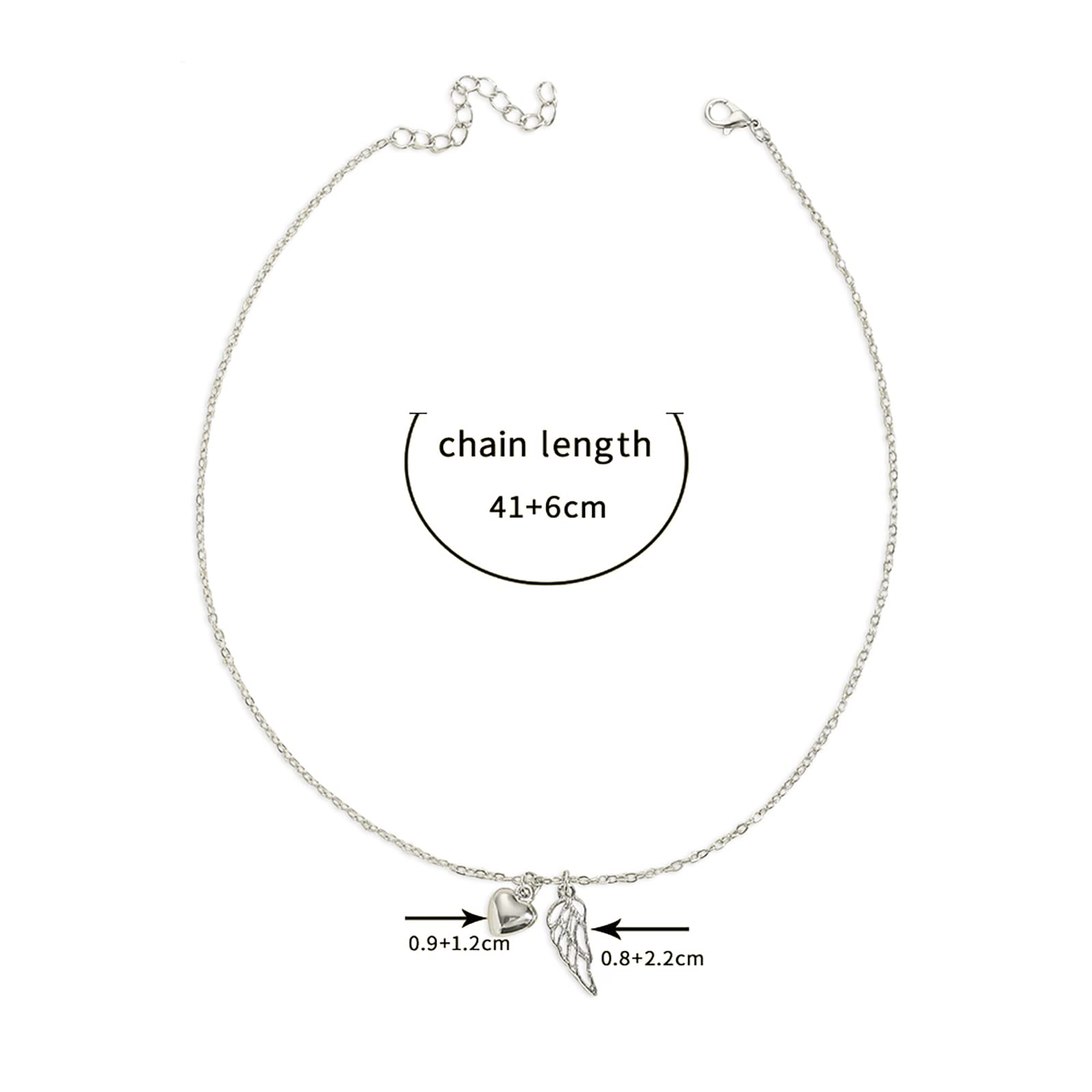 CDE Moissanite Diamante Amore Cuore Collana Pendente Per Moglie 1-3ct, Catena Gioielli Collana