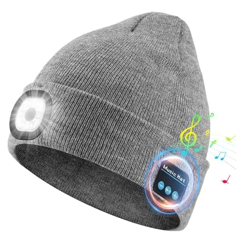 Rotibox Bluetooth Beanie with LED Light Cover