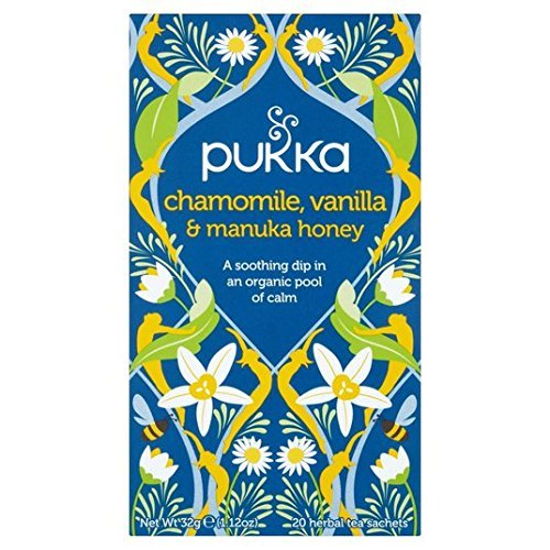 Pukka Chamomile, Vanilla & Manuka Honey Teabags 20 per pack by Pukka Herbs