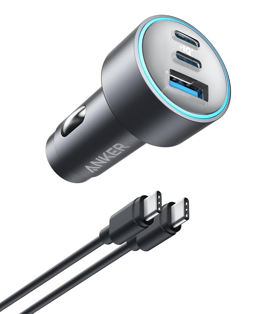 Amazon.co.jp: Anker 535 Car Charger (67W) with USB-C & USB-C