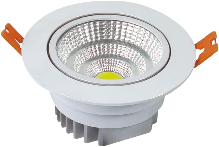 é€šç”¨ Spotlight hotel COB embedded anti-glare wall washer spotlight white LED ceiling light background wall light (Wram White / 3000K 10W)