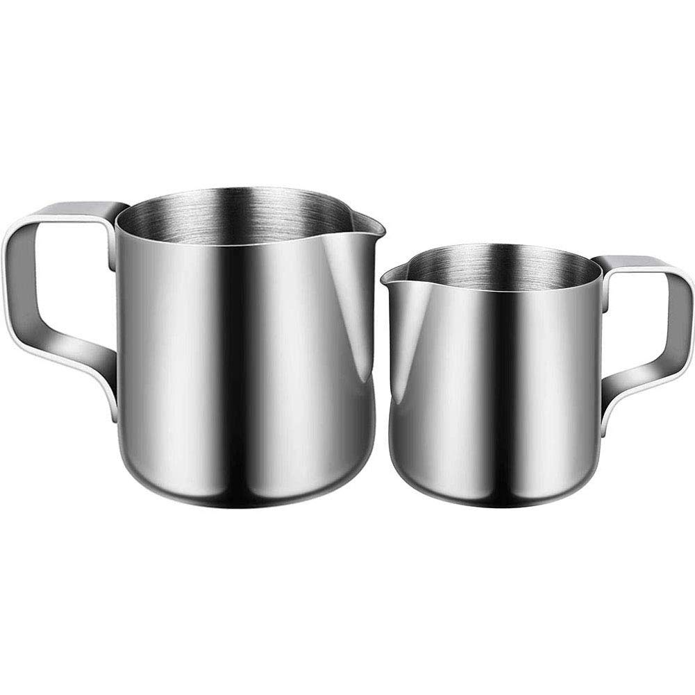 Pot à Lait 100ml Acier Inox - Pour Latte Art, Mousseur à Lait, Cappuccino, Café